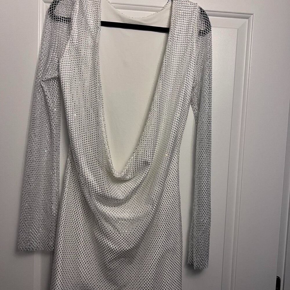 12th Tribe Anna White and Silver Dress